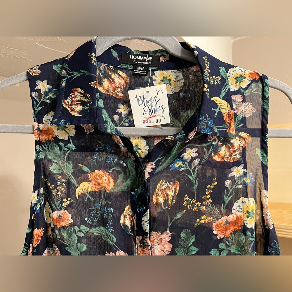 HOMMAGE Floral Dress Coverup